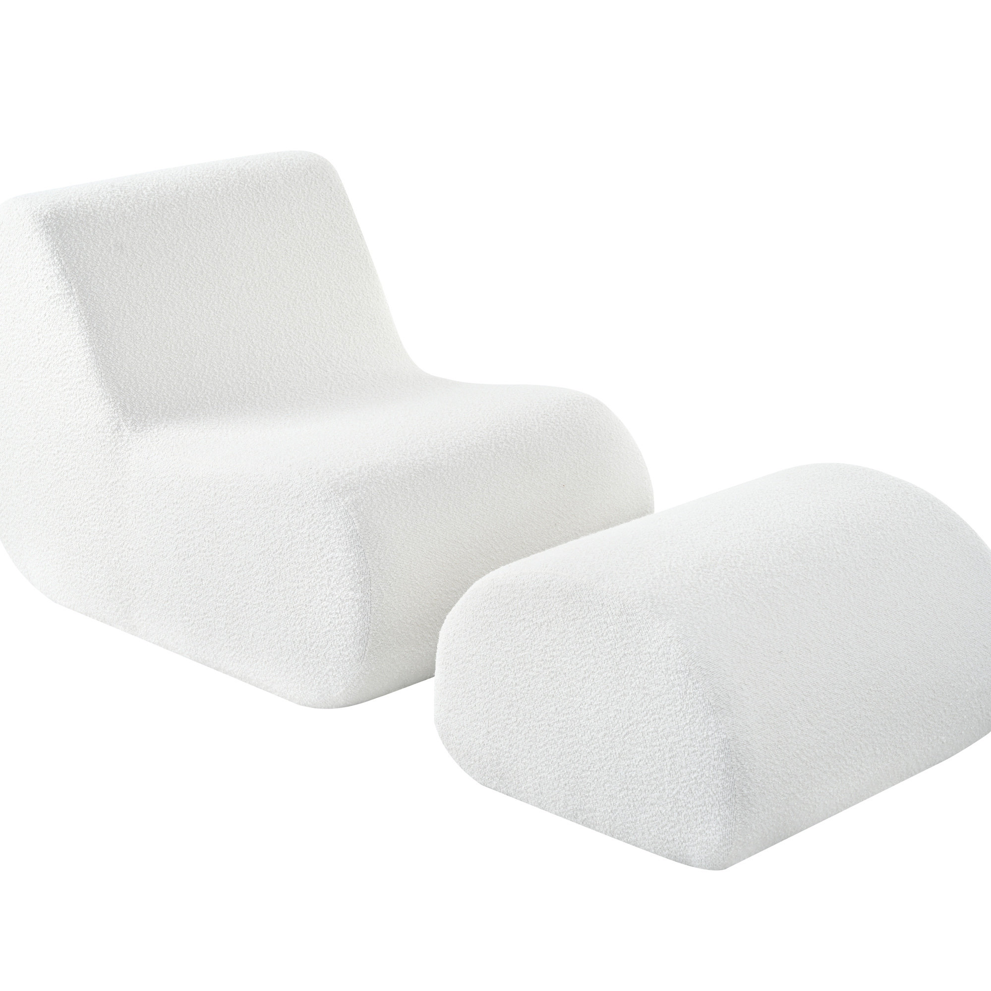 Ivy Bronx Comfortable Accent Chair With - Ergonomic Curve For Relaxed